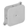 ECO škatla, IP44, 400V, 4 gumijaste obrobe, 85x85x35mm, siva
