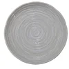 Jedilni krožnik WHITE SPIRAL, 24,5 cm, MIJ