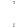 ITALUX PND-34375-1-HBR - LED luster na sajli ALANI LED/6W/230V 3000K zlatna
