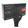 JEDNOKRATNE RUKAVICE OD NITRILA NITRYLEX BLACK CRNE BEZ PUDERA 100 KOM VELICINA L