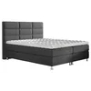 Carryhome POSTELJA Z VZMETNICO 180 cm x 200 cm , tekstil antracit