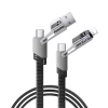 Data kabl REMAX RC-C189 PD 65W/ QC 3.0 USB Lightning 27W/ 2u1 crni 1m