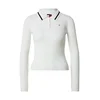 Tommy Jeans Pulover ESSENTIAL temno modra/bela