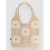 Blue Tomato Crochet Torbica dark beige w daisy