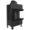 Kratki vgradni kamin LUCY/12/P/BS/BLACK