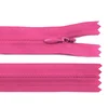 Skrita spiralna zadrga št. 3 dolžine 50 cm - temno roza