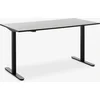 Linea radni sto, 80x160 cm, crni