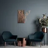 Wallity Zidna dekoracija Deer1, 56x58 cm, Bakar
