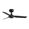 FARO 33822 - Plafonski ventilator MINI PUNT S, u crnoj boji, prečnika 90 cm, sa daljinskim upravljačem