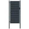 Vrata za ogradu PVC i čelik 100x164 cm antracit boje