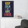 Wallity Uramljena slika Have Beer, 35x45 cm