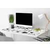 Decormat Podloga za pisalno mizo Black and white pattern 100x50 cm