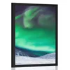 Plakat severni sij na nebu - 20x30 black