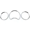 OEM Prstenovi za km sat Mercedes W202, 1996-2001/W208 CLK, 1997-2002/W210, 1995-1999, Sivi