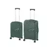 Komplet kovčkov TraveLux Endure II na rolerjih temno zelene barve