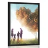 Plakat družinska idila - 40x60 white
