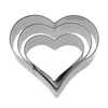 3-piece cookie cutter set, 4 cm, 5 cm, 6 cm, Heart - Westmark