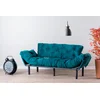 Atelier del Sofa Trosed na razvlačenje Nitta 185x85x70cm Petrolej