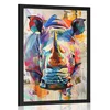 Plakat nosorog v imitaciji umetniške slike - 30x45 no frame