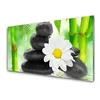 tulup.si Slika na steklu Bamboo daisy flower 120x60 cm 2 obešalnika