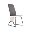 Halmar Jedilni stol K300 - sivo/bel