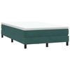 Box Spring krevet bez madraca tamnozeleni 120x210 cm samt