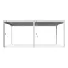 Bioklimatska pergola Antares — Samostoječa/3.6 x 6/Bela/Ročni
