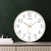 Compas Zidni sat C6219B, 35 cm, Zlatne boje