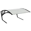 Vidaxl Garaža za robotsko kosilnico črne barve 80x101x46 cm