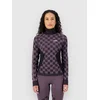 Mons Royale Ascender Merino Mock Neck Base Layer Top black