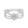 Diamant Exquis Prstan Ring aus 585 Weißgold mit Diamant srebrna