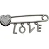 CROCS Bedž love safety pin U