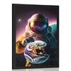 Plakat astronavt v neznani atmosferi - 20x30 white