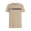 TOMMY HILFIGER Majica bež/mornarska/rdeča