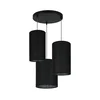Brilagi - Luster na sajli TUBES 3xE27/15W/230V crna