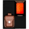 shumee Darilni set vžigalnikov ZIPPO RDEČ METALNI LASERSKI LOGO št. 2