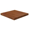 Četvrtasta stolna ploča tamnosmeđa 50x50x4 cm tretirani hrast