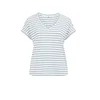 WE Fashion Majica modra/bela