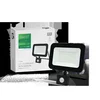 LED REFLEKTOR SA SENZOROM 50W 6500K 4250lm IP65 CRNI GREEN TECH