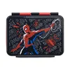 Marvel: Spiderman Black Board - Stainless Steel Clamp Rectangular Sandwich Box (1100 ml)