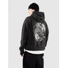 Ninth Hall Venom Boxy Hoodie vintage black