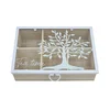 BAROK DRVENA KUTIJA ZA ČAJ 24X16X6CM