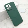 Maska VELVET TOUCH MagSafe za iPhone 16 Pro Max/ tamno zelena
