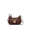 KIPLING Torba za čez ramo Gabbina Energy temno rjava