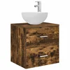 Umivaonik s policom Dimljeni hrast 49,5 x 41 x 64,5 cm