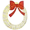 Vijenac s 150 LED svjetlima Topla bijela 121 x 121 x 10 cm PET