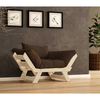 HANAH HOME Garden 1-Seat Sofa Prirodno Braon CPT8144 140