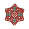 Star-shaped platter, porcelain, 22.5 x 22.5 cm, Christmas Folk - Nuo