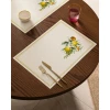 Madame Coco Set podmetača za sto Montana, 42x29cm, 4 komada, Krem