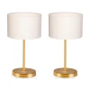 Opviq AYD 2605 Stona lampa, Zlatno-Bela
